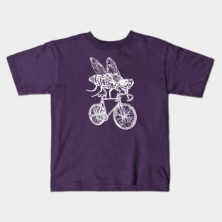 SEEMBO Fly Cycling Bicycle Bicycling Biking Riding Fun Bike Kids T-Shirt